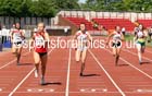 Rachel Highfield (Gateshead) wins the under-20 womens 200 metres at the North Eastern Championships, Gateshead International Stadium.  Photos: David T. Hewitson/Sports for All Pics